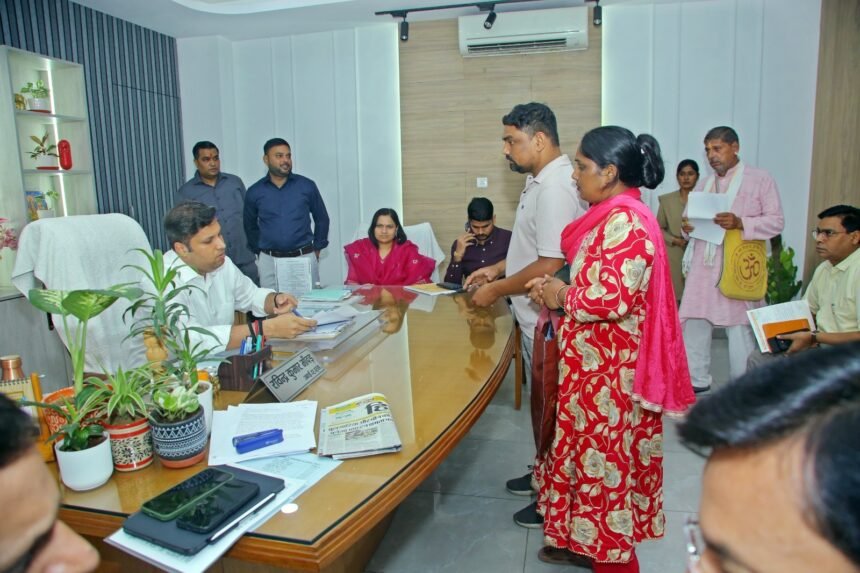 DM Hears People’s Grievances During Public Hearing IMAGE CREDIT TO सूचना विभाग