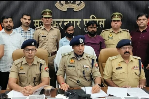 Crores-Worth Theft Case Busted in Budhana; Two Brothers Arrested After Encounter IMAGE CREDIT TO पुलिस