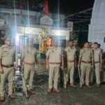Jewar Police Conducts Foot Patrol Ahead of Janmashtami Procession and Kabaddi Competition IMAGE CREDIT TO पुलिस
