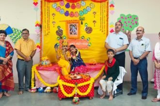 Janmashtami Celebrated with Devotion and Enthusiasm at Kendriya Vidyalaya Sector-8 IMAGE CREDIT TO स्कूल