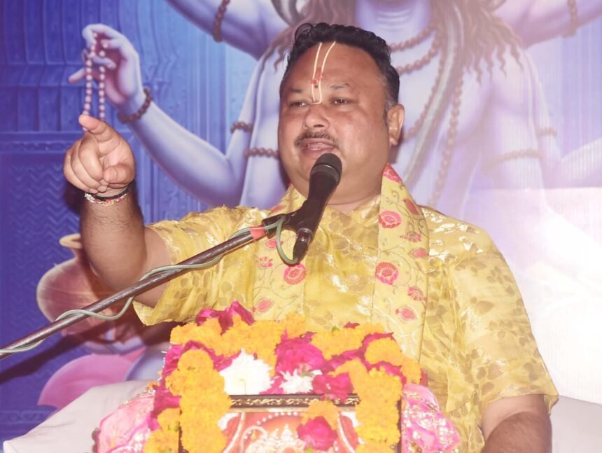 Nine-Day Shiv Mahapuran Katha Concludes with Religious Rituals; Devotees Gather for Havan-Yagya and Community Feast IMAGE CREDIT TO रिपोर्टर