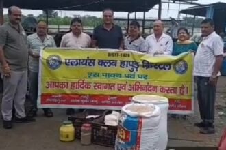 Alliance Club Hapur Crystal Provides Cow Service at Shri Ji Gaushala IMAGE CREDIT TO रिपोर्टर