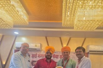25 Years of Dedication Honoured; Prof. Bakshish Singh Bawa Receives the “Jyotish Gaurav Ratna” Award IMAGE CREDIT TO रिपोर्टर