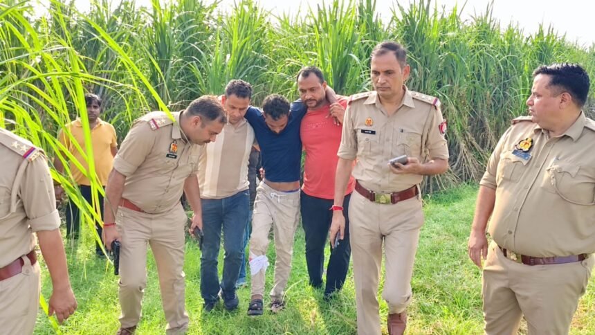 Vehicle Thief Arrested After Encounter; Injured by Gunshot Wound to the Leg IMAGE CREDIT TO पुलिस