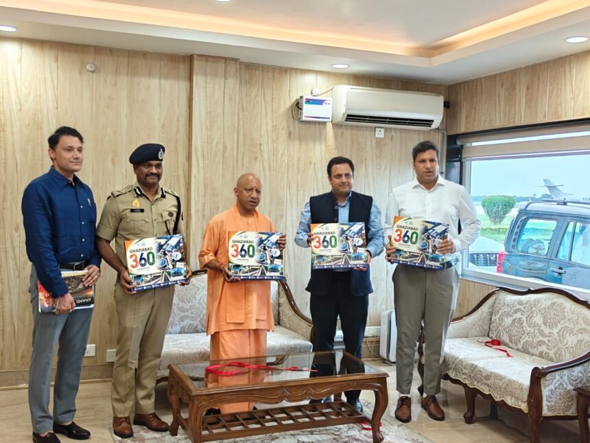 Chief Minister Unveils “Ghaziabad 360” Coffee Table Book IMAGE CREDIT TO नगर निगम