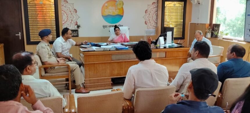 "Ensure timeliness and quality with coordination in Kumbh works: Mela Adhikari Sonika" IMAGE CREDIT TO रिपोर्टर