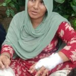 Armed robbery worth 10 lakhs at scrap trader's house, wife stabbed, knife held to child's neck - IMAGE CREDIT TO रिपोर्टर