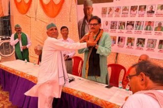 "BKU (Unik) will continue to strongly raise the voice of farmers' welfare: Mahesh Singh" IMAGE CREDIT TO रिपोर्टर