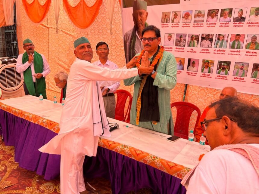 "BKU (Unik) will continue to strongly raise the voice of farmers' welfare: Mahesh Singh" IMAGE CREDIT TO रिपोर्टर