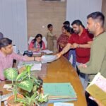 "Officers should ensure maximum welfare scheme benefits reach eligible people: District Magistrate" IMAGE CREDIT TO सूचना विभाग