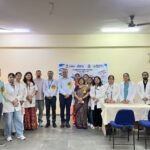 "Health awareness and free check-up camp organized at GIMS" IMAGE CREDIT TO इंस्टीट्यूट