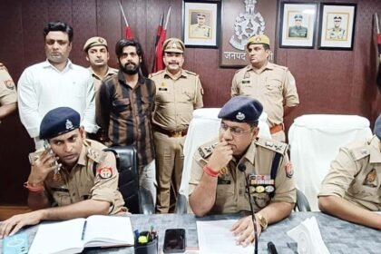 "Accused arrested for taking fake responsibility in Ankit Baliyan murder case" IMAGE CREDIT TO पुलिस
