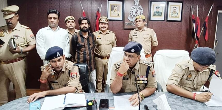 "Accused arrested for taking fake responsibility in Ankit Baliyan murder case" IMAGE CREDIT TO पुलिस