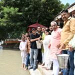 "Mela Adhikari Sonika takes stock of Kumbh preparations in Shivalik Nagar" IMAGE CREDIT TO रिपोर्टर