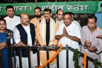 Goal is to deliver the benefits of development to the last person: Amarpal Maurya IMAGE CREDIT TO भाजपा