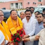 Call to strengthen the organization's roots by strengthening the booth; Ram Pratap Chauhan welcomed at Rohana toll plaza IMAGE CREDIT TO रिपोर्टर