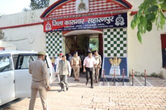 District Judge, DM, and SSP take stock of arrangements in district jail, interact with inmates to understand their problems IMAGE CREDIT TO सूचना विभाग