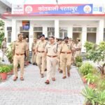 Weapons and equipment worshipped with rituals in police line on Vishwakarma Day IMAGE CREDIT TO पुलिस
