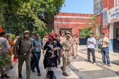 Mock earthquake rescue drill held at Dr. K.N. Modi College; exercise conducted to rescue 40 students from debris IMAGE CREDIT TO रिपोर्टर