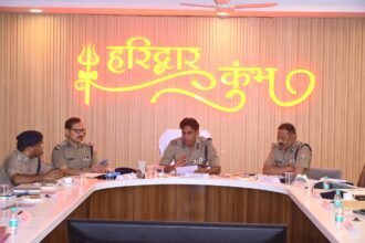 ADG reviews Kumbh Mela preparations in Haridwar, directs timely completion of security arrangements IMAGE CREDIT TO पुलिस