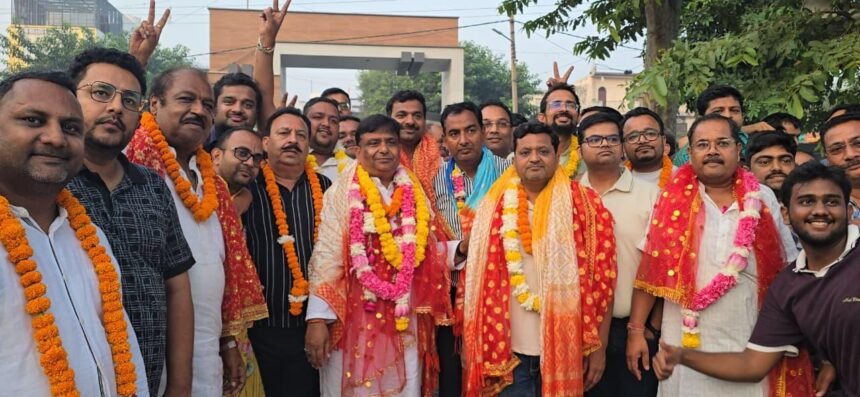 Atul Chokdayat's historic victory by 734 votes; Chokdayat faction secures six key posts. IMAGE CREDIT TO रिपोर्टर