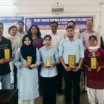 Suraj Prakash triumphs with his vision of a 'Developed India', securing first place in the speech competition. IMAGE CREDIT TO महाविद्यालय