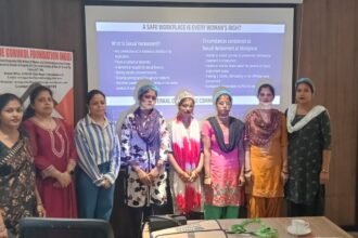An Internal Committee meeting was held at Priya Gold Biscuits Company in Noida regarding the Sexual Harassment of Women at Workplace Act, 2013. IMAGE CREDIT TO गुरुकुल फाउंडेशन