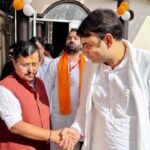 Nitin Malik Meets Nitin Nabin; Discussions Held on Strengthening the Organization and Election Preparations. IMAGE CREDIT TO रिपोर्टर