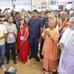 Amit Shah Speaks at the UP International Trade Show, Says Uttar Pradesh Will Become a Major Global Hub for Industry and Investment — IMAGE CREDIT TO सूचना विभाग