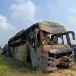 Nine victims identified in the Yamuna Expressway bus fire, illegal transportation of goods revealed — IMAGE CREDIT TO रिपोर्टर