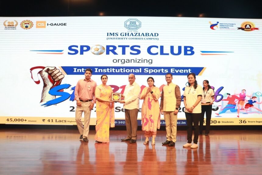 Spardha 2026 kicks off at IMS, with more than 600 students participating in sports competitions — IMAGE CREDIT TO इंस्टीट्यूट