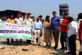 Scrap Dealers and Waste Pickers Sensitized Against Burning Garbage IMAGE CREDIT TO प्राधिकरण