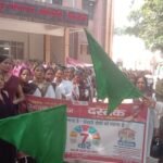 DM Flags Off Awareness Campaign Vehicle Rally to Launch Communicable Disease Control Campaign IMAGE CREDIT TO सूचना विभाग