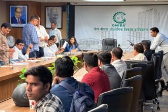 39 Farmers from Saini Village Receive 58 Abadi Plots; 18 Allotted Through Draw and 40 Through Direct Allocation IMAGE CREDIT TO प्राधिकरण