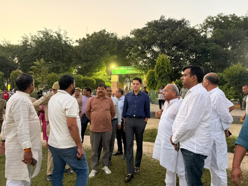 Modinagar’s Development to Get a New Boost, GDA Vice Chairman Conducts On-Site Inspection with Public Representatives IMAGE CREDIT TO प्राधिकरण