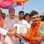Athletes Showcase Their Strength and Talent in a Running Competition in Ikri IMAGE CREDIT TO रिपोर्टर