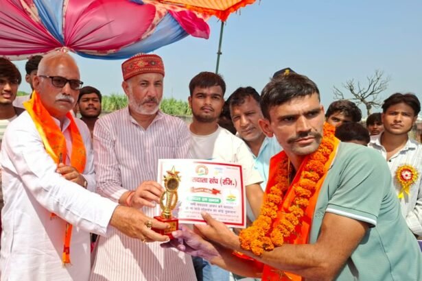 Athletes Showcase Their Strength and Talent in a Running Competition in Ikri IMAGE CREDIT TO रिपोर्टर