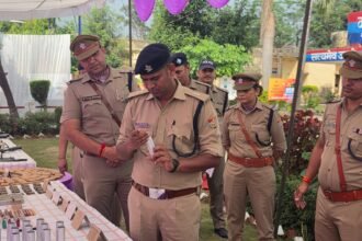 SP City Conducts Half-Yearly Inspection of Shyampur Police Station, Directs Officials to Keep Arrangements in Order IMAGE CREDIT TO पुलिस
