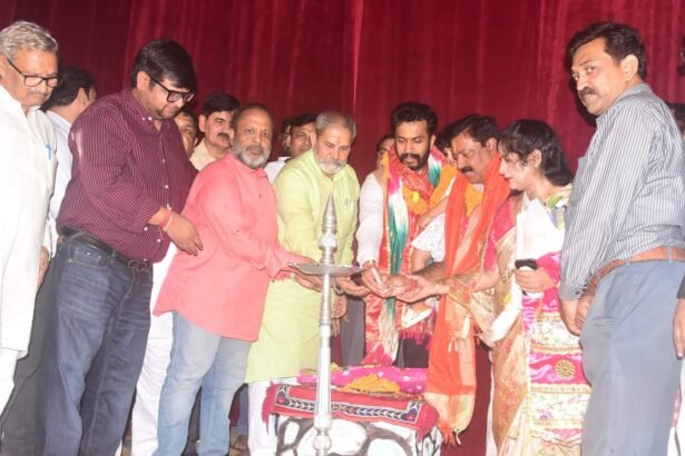 57th Ramlila Festival begins at Hanuman Tila Hanuman Dham; Narad Moh Leela captivates the audience IMAGE CREDIT TO रिपोर्टर