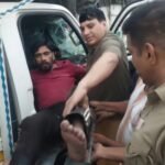 Major Road Accident on Delhi–Hapur Flyover; Fire Brigade Team Rescues Two Lives IMAGE CREDIT TO रिपोर्टर