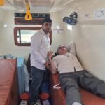 Lekhpal Officials and Advocates Set an Example in Budhana, Donate 55 Units of Blood at Camp IMAGE CREDIT TO रिपोर्टर