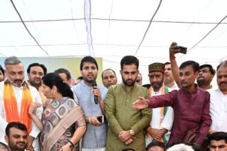 Seva Jyoti Yatra Conveys a Message of Public Participation in Building a Developed India IMAGE CREDIT TO रिपोर्टर