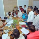 DM assures people who approached him with their grievances, says negligence in resolving complaints will not be tolerated. IMAGE CREDIT TO सूचना विभाग
