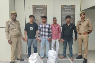 Kavinagar Police Crack Down on Illegal Hookah Bar, Four Arrested IMAGE CREDIT TO POLICE
