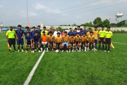 Nainital and Pauri Teams Reach the Final of Khel Mahakumbh Football IMAGE CREDIT TO रिपोर्टर