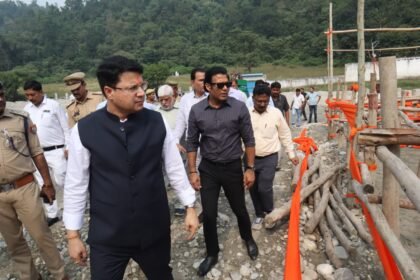 Divisional Commissioner and District Magistrate Review Preparations for the Maa Shakambhari Devi Navratri Fair. IMAGE CREDIT TO सूचना विभाग