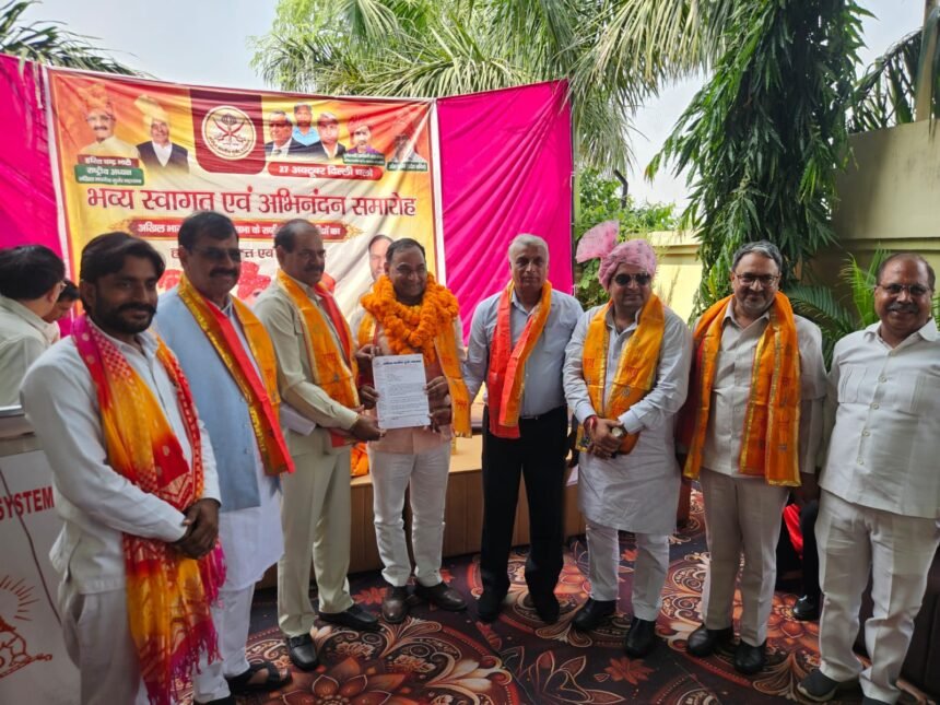 Emphasis on Community Unity and Development; Call Issued to Attend the Gurjar Swabhiman Rally. IMAGE CREDIT TO रिपोर्टर