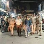 Flag March in Hapur Ahead of Navratri and Dussehra; Instructions Issued to Ensure Tight Security Arrangements. IMAGE CREDIT TO सूचना विभाग