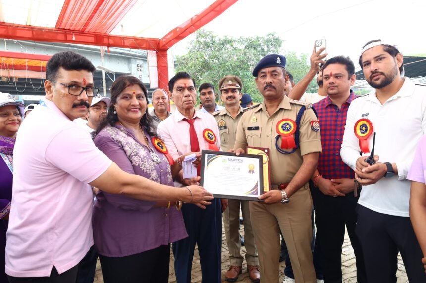 World Mental Health Day: Nursing College Organizes Awareness Rally; 550 Students Spread Awareness from Pilkhuwa to Anwarpur. IMAGE CREDIT TO इंस्टीट्यूट