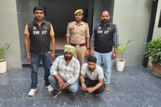 Police Encounter in Ghaziabad: Wanted Vehicle Thief Farman, Carrying a ₹50,000 Reward, Arrested. IMAGE CREDIT TO पुलिस